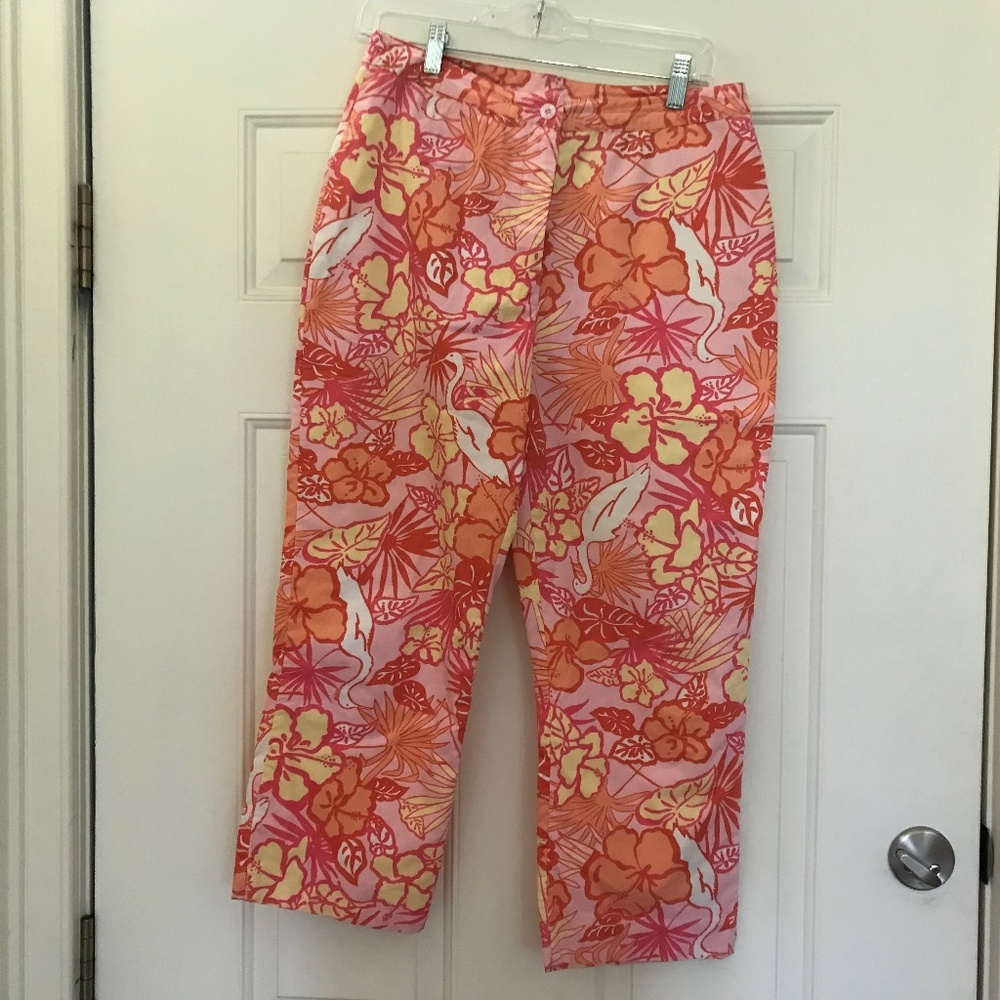 Vintage Lilly Pulitzer size 8 capris